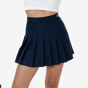 Los Angeles Apparel Tennis Skirt - Navy Blue